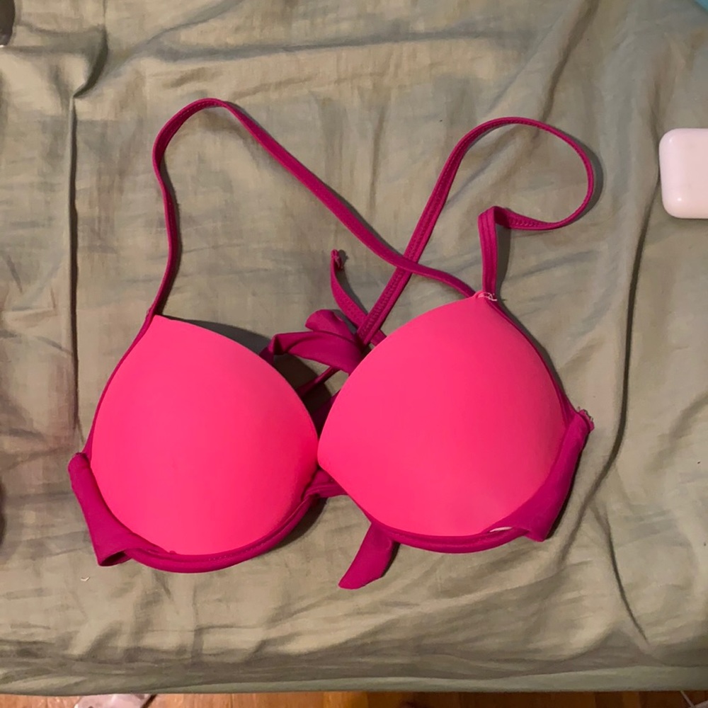 Add 2 cup push up bikini top